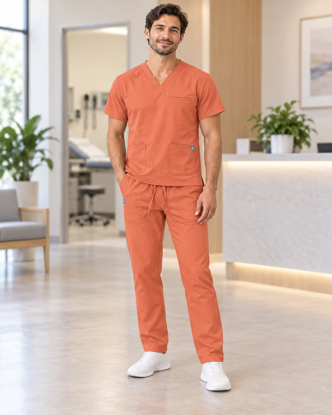 Set Scrub Mod. Benidorm Corallo – vista ambientata