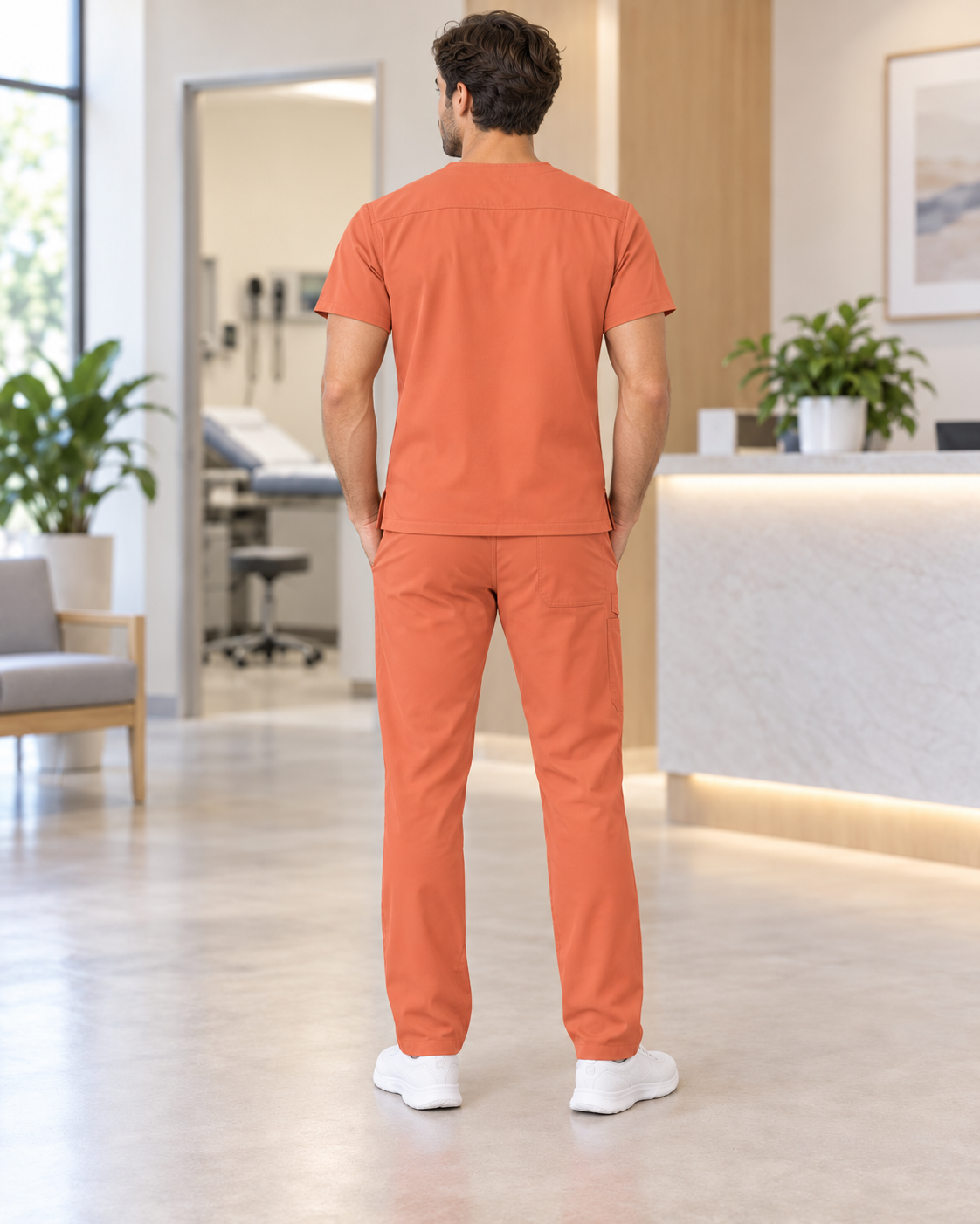Set Scrub Mod. Benidorm Corallo – vista posteriore