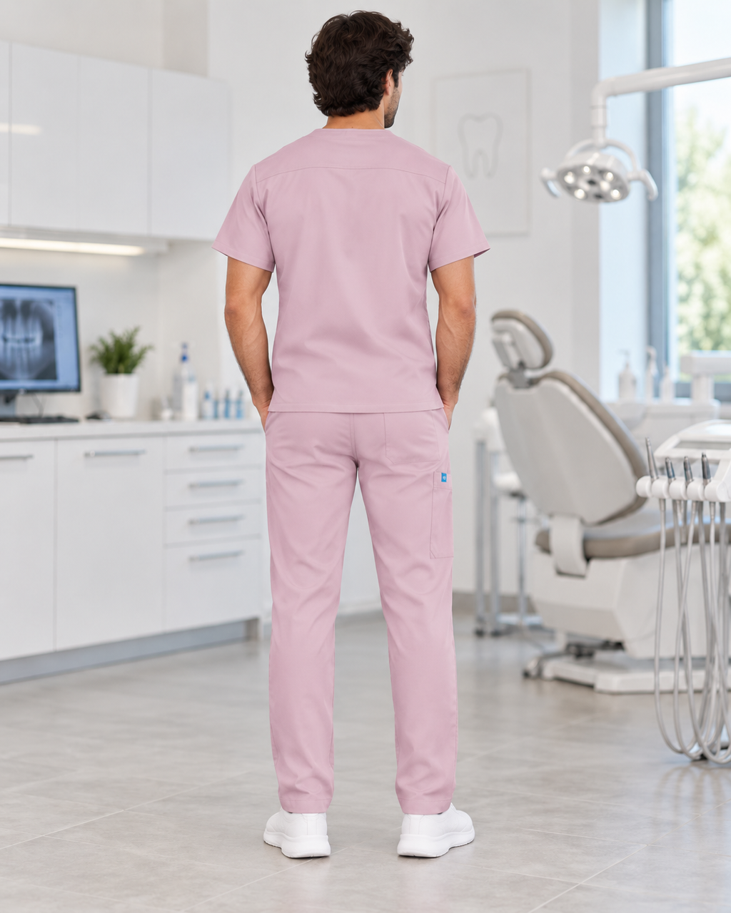 Set Scrub Mod. Benidorm Malva – vista posteriore