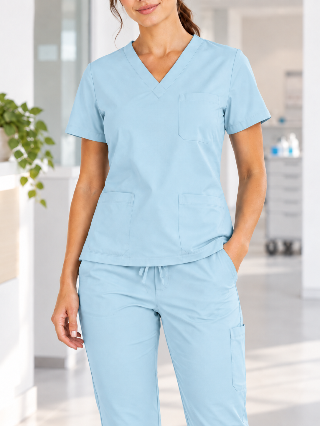 Set Scrub Benidorm Blu Acqua – dettaglio
